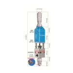 Van phân phối bơm keo Thimble chính xác Micromet điều chỉnh tốt TLVSP-2121Q-2 - Ảnh 3