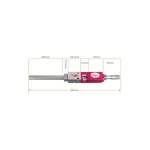 Van phun keo có độ chính xác cao Kiểu kim dài TLVSP-3810-4 - Ảnh 2
