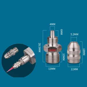 Bộ chuyển đổi van phân phối G1/4 sang kim tiêm phù hợp van TLVSP-3131 Model TLI-ACD100021
