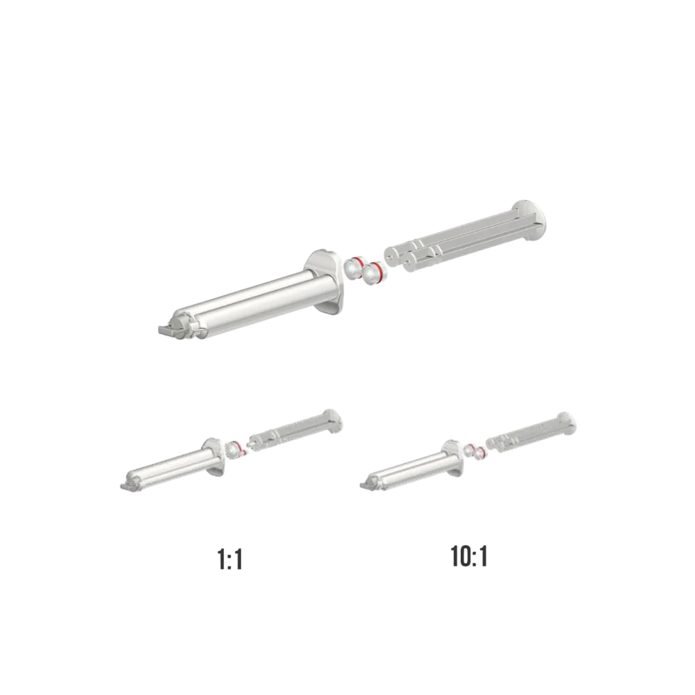 TLI-KK 010-10-20-01 hộp đựng keo AB tỉ lệ 10:1, dung tích 10mL - OEM MIXPAC K-System - Ảnh 2