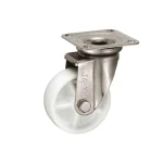 Bánh xe xoay Inox Ukai PNUAJA-100, tải trọng 102Kg, Không phanh, Vành Nylon, lốp xe Cao su Urethane