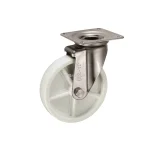Bánh xe xoay Inox Ukai PNUAJA-200, tải trọng 255Kg, Không phanh, Vành Nylon, lốp xe Cao su Urethane - Ảnh 3