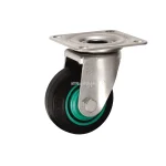 Bánh xe xoay Inox Ukai PNUAJA-75, tải trọng 71.4Kg, Không phanh, Vành Nylon, lốp xe Cao su Urethane - Ảnh 3