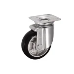 Bánh xe xoay Ukai SVJH-200, tải trọng 255Kg, Không phanh, Vành Thép, lốp xe Cao su - Ảnh 3