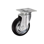 Bánh xe xoay Ukai PNUAJ-150, tải trọng 153Kg, Không phanh, Vành Nylon, lốp xe Cao su Urethane