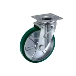 Bánh xe xoay có phanh Ukai SJB-250, tải trọng 336.6Kg, Có phanh, Vành Thép, lốp xe Cao su - Ảnh 3