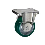 Bánh Xe cố định Ukai RGNKH-50 CP, tải trọng 204Kg, Không phanh, Vành Nylon, lốp xe Nylon - Ảnh 3