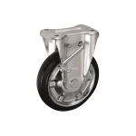 Bánh xe cố định có phanh Ukai SKBZ-200, tải trọng 255Kg, Có phanh, Vành Thép, lốp xe Cao su