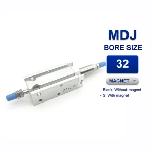 Xi lanh Airtac MDJ32x60-30G, hành trình 60mm, đường kính trục 32mm, không có từ tính