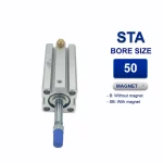 Xi lanh nhỏ gọn Airtac STA50x70SB, hành trình 70mm, đường kính trục 50mm, có từ tính