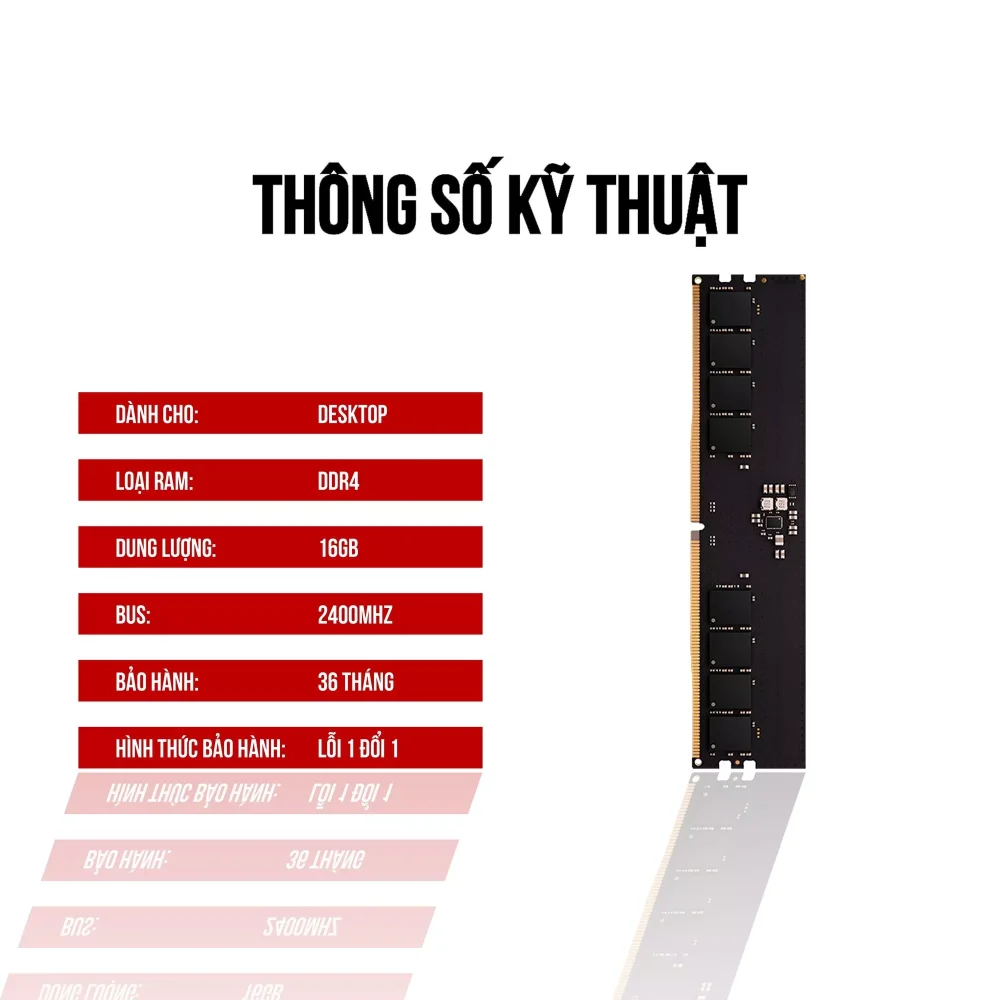 Ram A-Ray 16GB DDR4 Bus 2400 Mhz Desktop S700 19200 MB/s P/N: AR24D4P12S716G - Ảnh 6