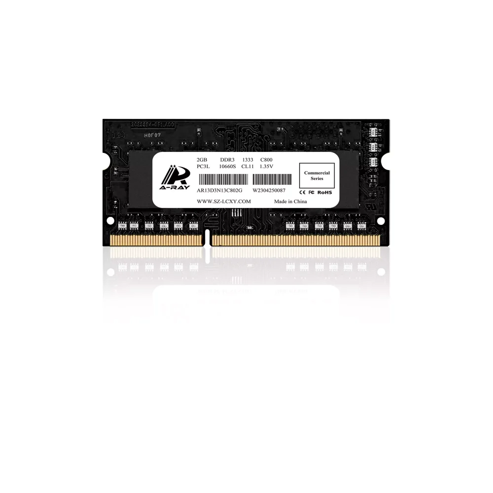 Ram A-Ray 2GB DDR3 Bus 1333 Mhz Laptop C800 10,660 MB/s P/N: AR13D3N13C802G - Ảnh 4