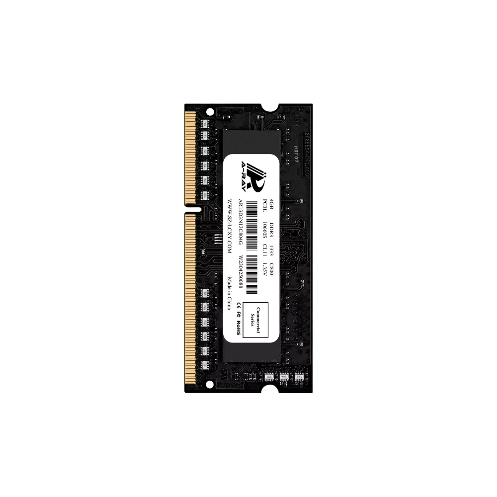 Ram A-Ray 4GB DDR3 Bus 1333 Mhz Laptop C800 10,660 MB/s P/N: AR13D3N13C804G - Ảnh 1