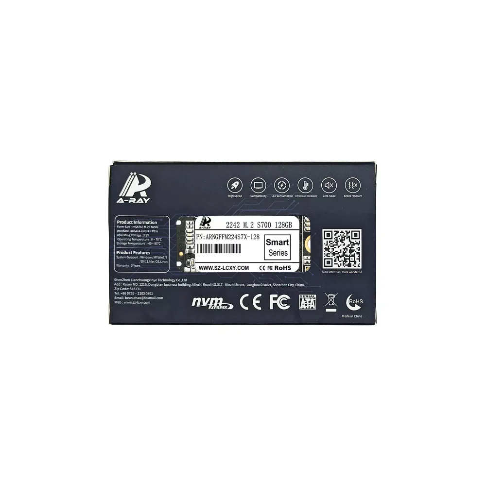 Ổ cứng SSD 128GB A-RAY 2242 NGFF M.2 6GBps S700 Smart Series - Ảnh 4