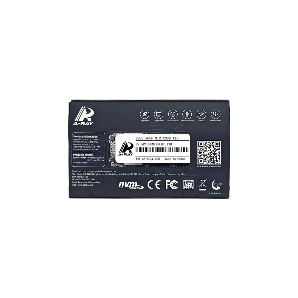 Ổ cứng SSD 1TB A-RAY 2280 NGFF M.2 6GBps C800 Commercial Series - Ảnh 4