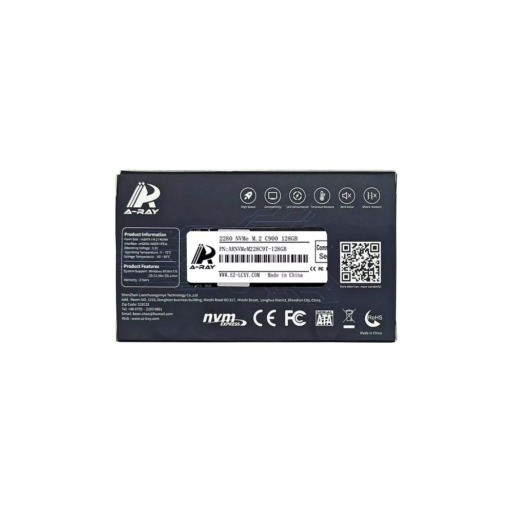 Ổ cứng SSD 128GB A-RAY 2280 NVMe M.2 C900 Commercial Series - Ảnh 3