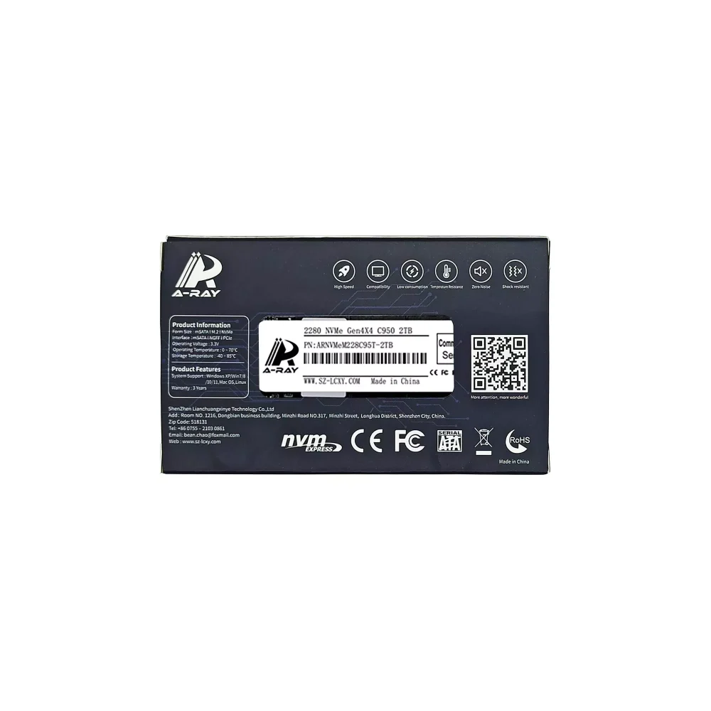 Ổ cứng SSD 2TB A-RAY 2280 NVMe M.2 C950 Commercial Series - Ảnh 3