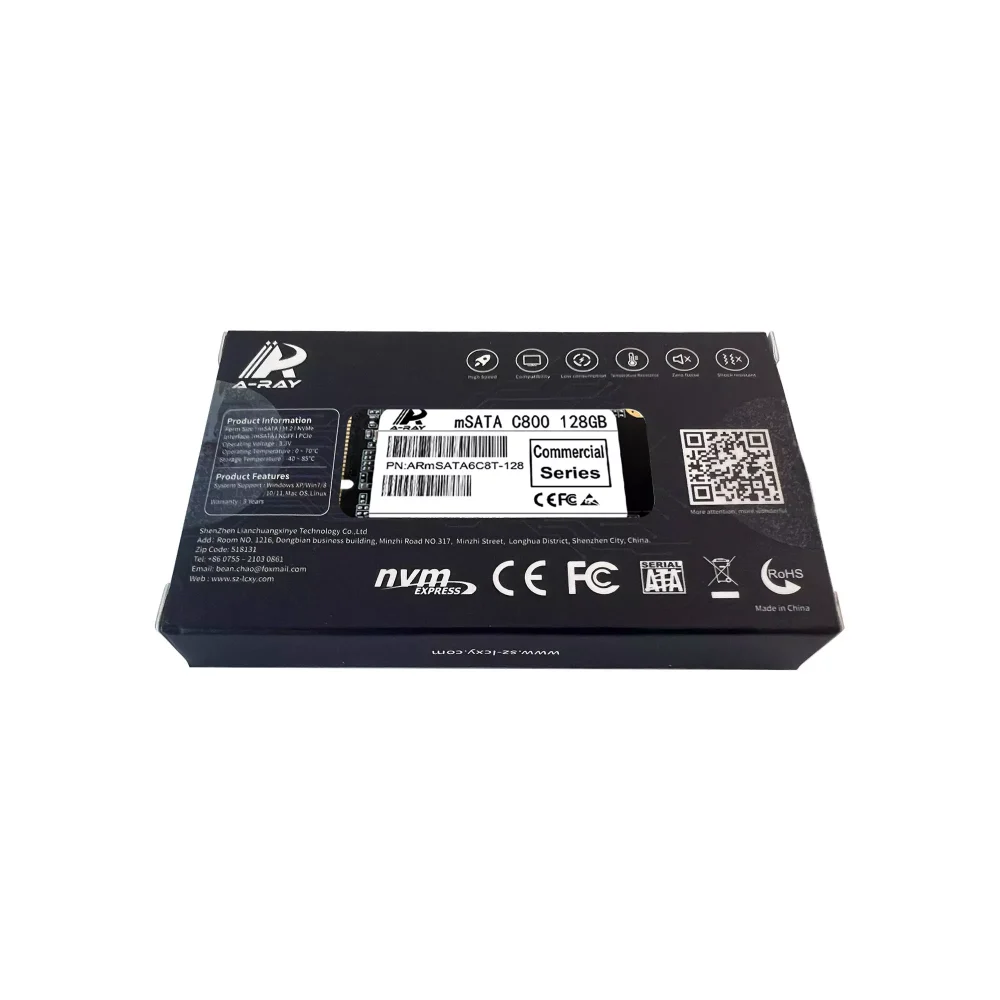 Ổ cứng SSD 128GB A-RAY mSata 6GBps C800 Commercial Series - Ảnh 5