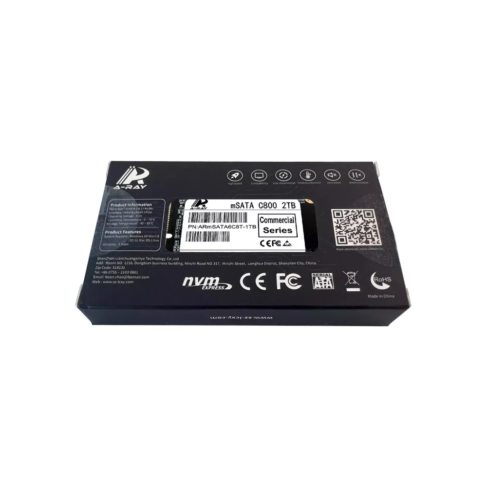 Ổ cứng SSD 2TB A-RAY mSata 6GBps C800 Commercial Series - Ảnh 5
