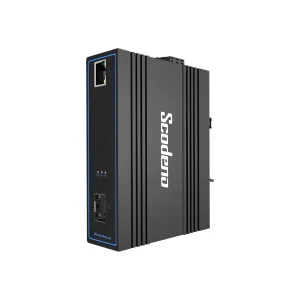 XPTN-9000-63-1FX1TX-mini Switch Công nghiệp Scodeno 2 cổng 1*100 Base-FX, 1*10/100 Base-TX None PoE