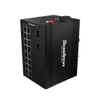 XPTN-9000-65-2GX16GP-XF Switch Công nghiệp Scodeno 18 cổng 2*1000 Base-X, 16*10/100/1000 Base-T PoE - Ảnh 4