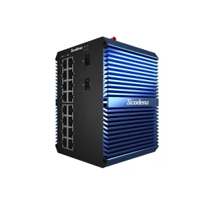 XPTN-9000-87-2GX16GT-VX Switch Công nghiệp Scodeno 18 cổng 2*1000 Base-X, 16*10/100/1000 Base-T None PoE