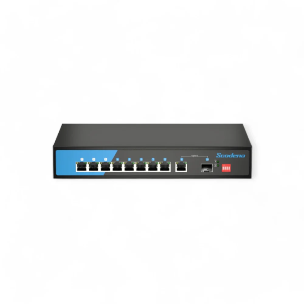 Scodeno Switch 10 port, Gigabit, None PoE, Management Support, Layer 2 switch, P/N S200-10G-S-AC - Ảnh 2