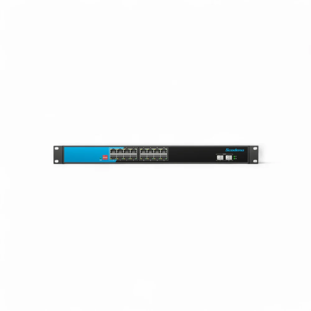 Scodeno Switch 18 port, Gigabit, PoE, Management Support, Layer 2 switch, P/N S200-18GP-S2-AC - Ảnh 1