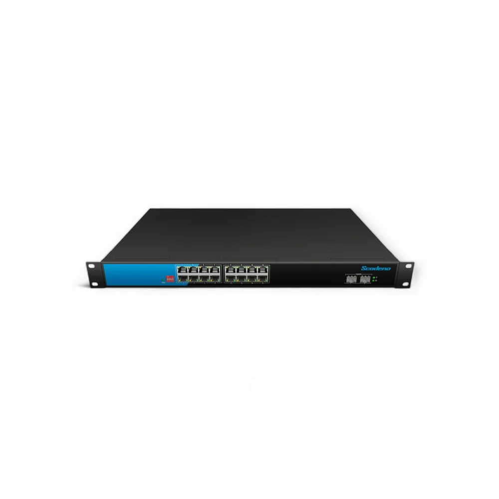Scodeno Switch 18 port, Gigabit, PoE, Management Support, Layer 2 switch, P/N S200-18GP-S2-AC - Ảnh 2