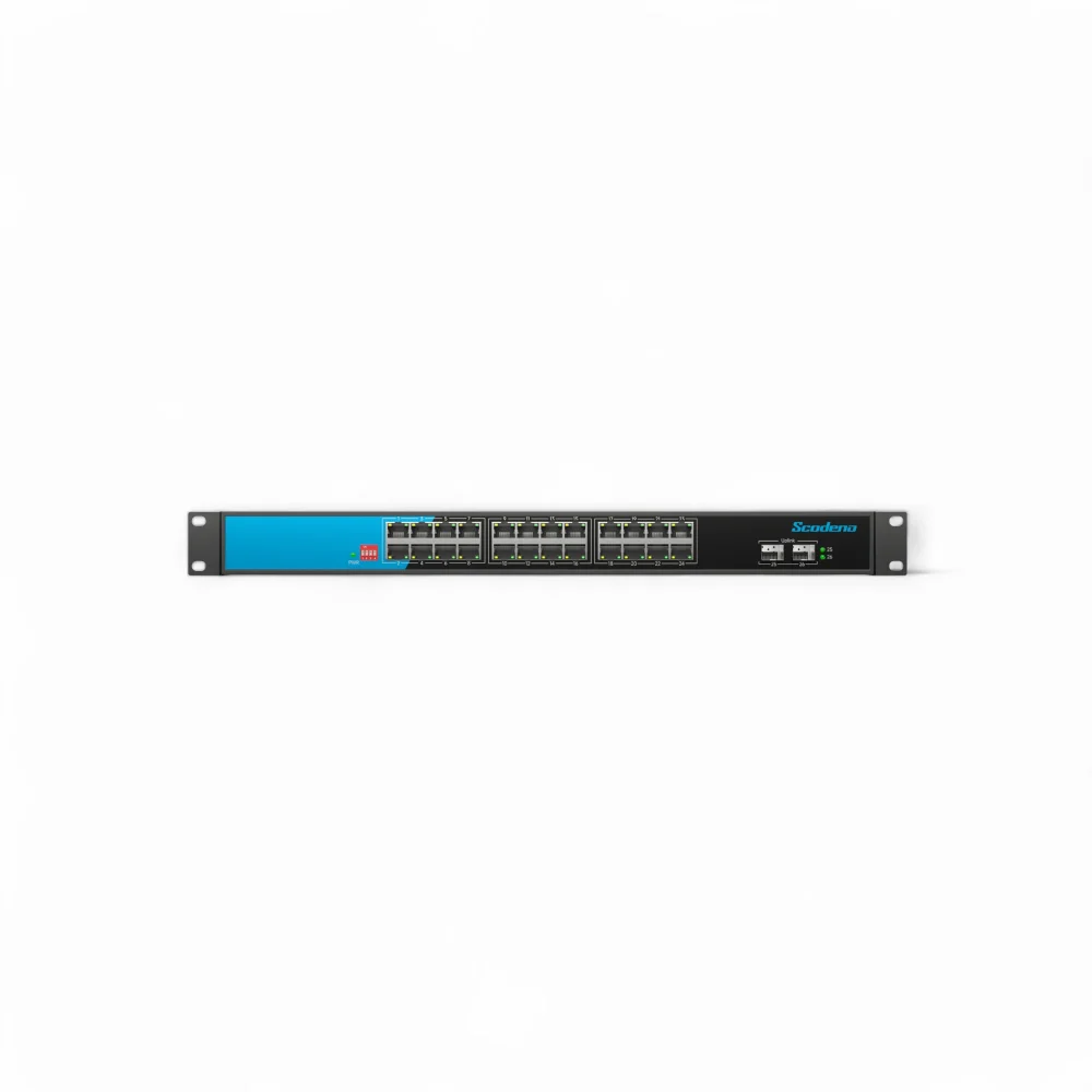 Scodeno Switch 26 port, Gigabit, PoE, Management Support, Layer 2 switch, P/N S200-26GP-S2-AC - Ảnh 1