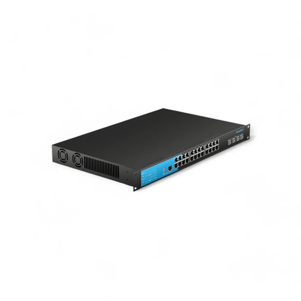 Scodeno Switch 28 port, Gigabit, None PoE, Management Support, Layer 3 switch, P/N S200-28XGCM-X4-ACR - Ảnh 2