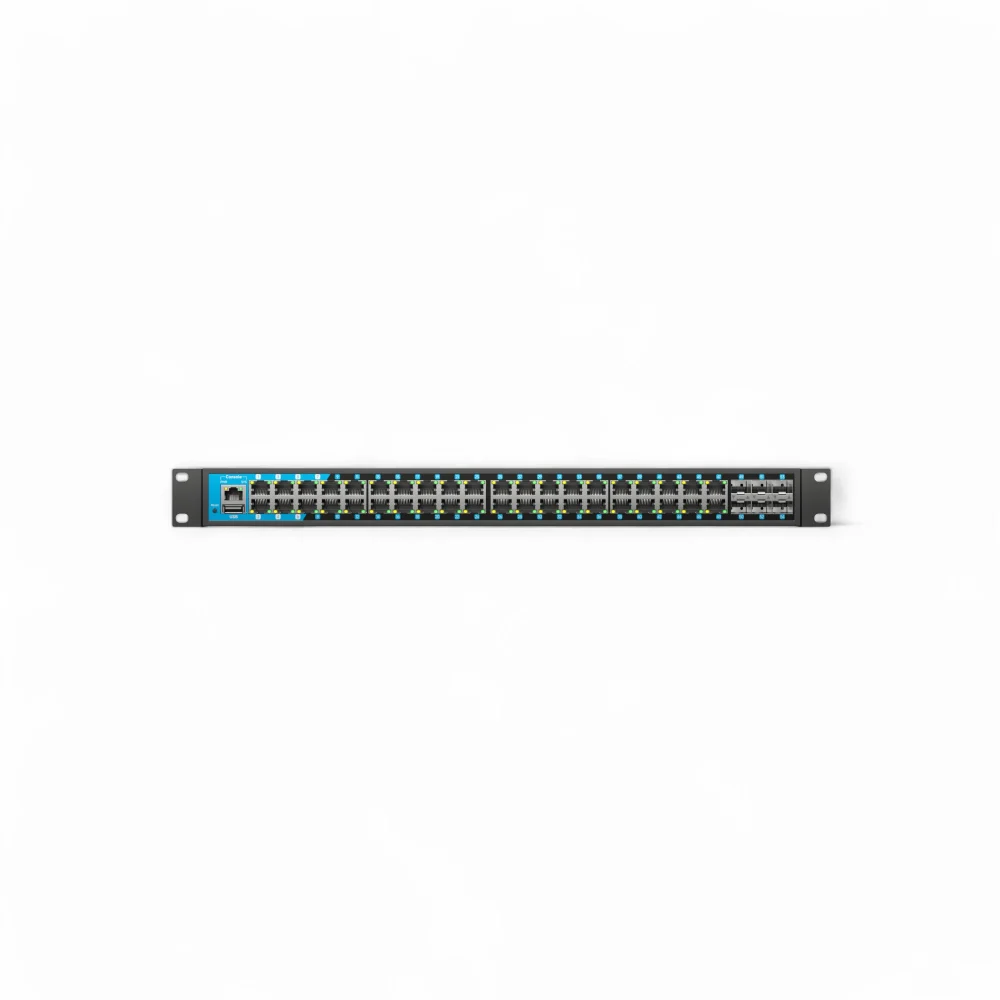 Scodeno Switch 54 port, Gigabit, PoE, Management Support, Layer 3 switch, P/N S200-54XGPM-X6-ACR - Ảnh 1