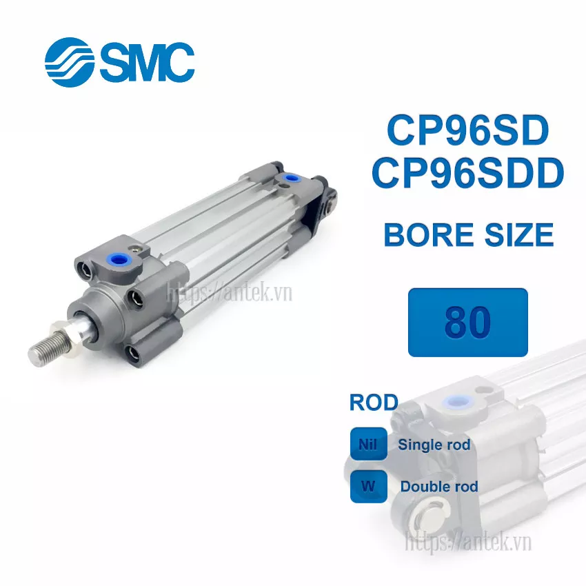 Xi lanh SMC CP96SDD80-225C