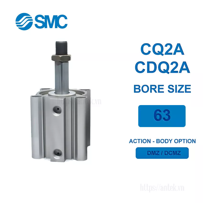 Xi lanh SMC CDQ2A63-75DCMZ