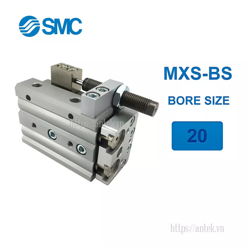 Xi lanh SMC MXS20-10BS