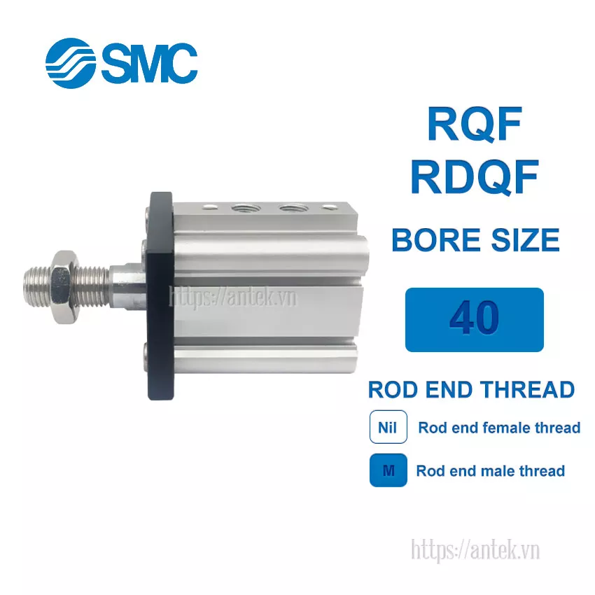 Xi lanh SMC RDQF40-25M