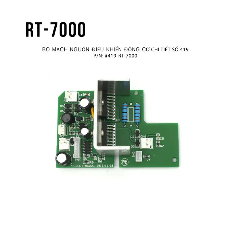 Ban ổ đĩa (Drive Board). Linh kiện thay thế số 419 của máy cắt băng keo RT-7000
