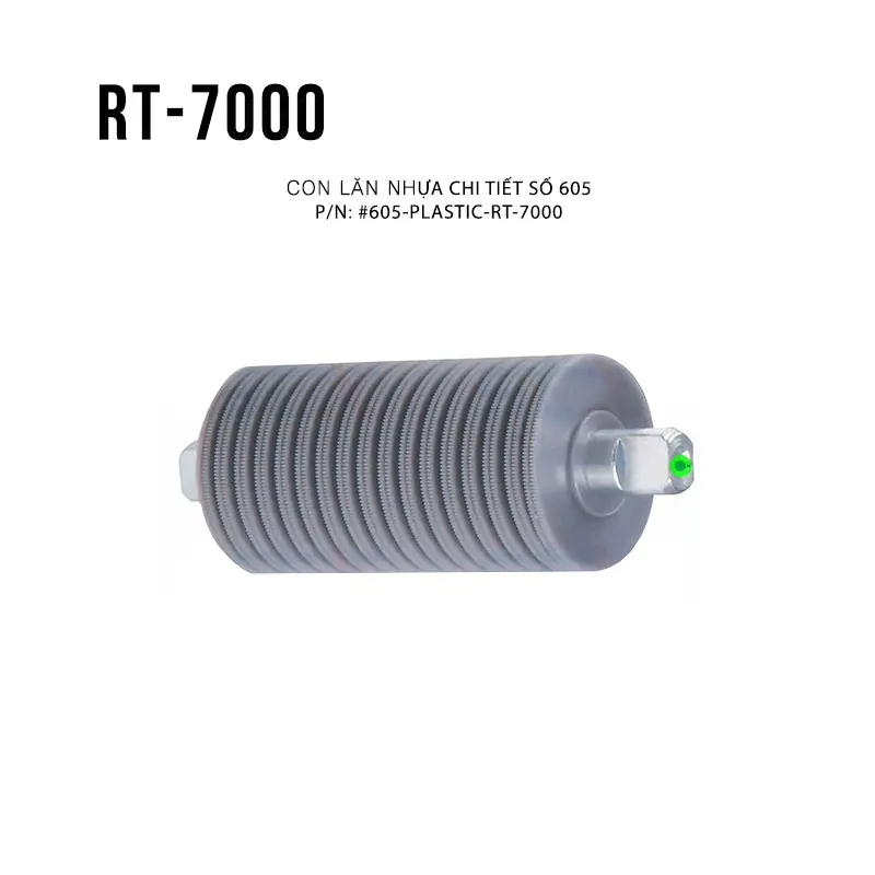 Con lăn lớn (P.P) (Large Roller(P.P)). Linh kiện thay thế số 605A của máy cắt băng keo RT-7000