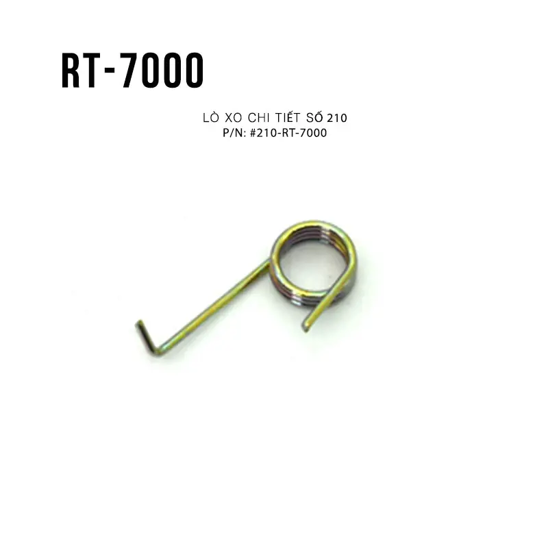 Lò xo xoắn đáy dao (Bottom Knife Torsion Spring). Linh kiện thay thế số 210 của máy cắt băng keo RT-7000
